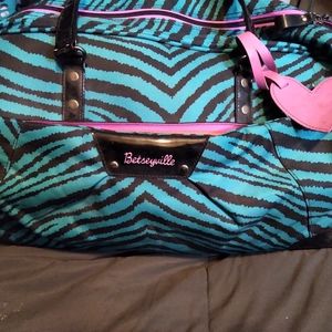 Betsey Johnson luggage wheel bag
